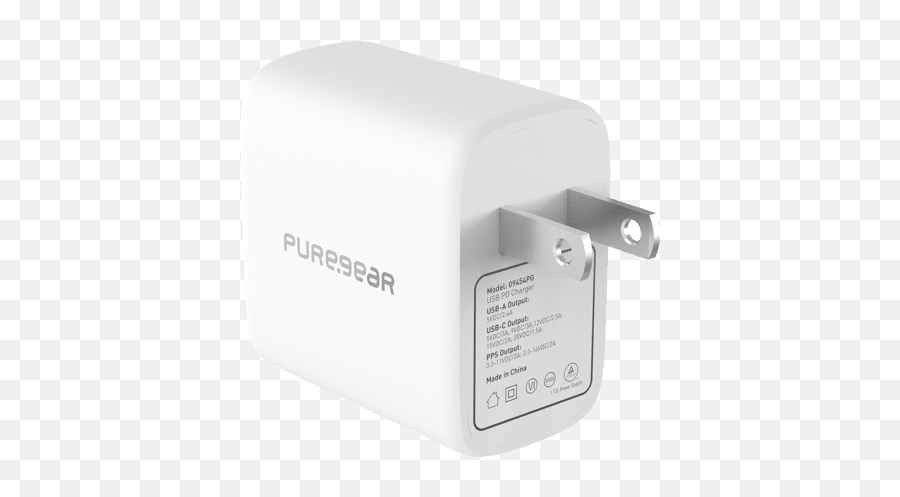 Puregear 30w Dual Usb C Usba Fast Wall Charger From Horizontal Png Type - c Charger Icon