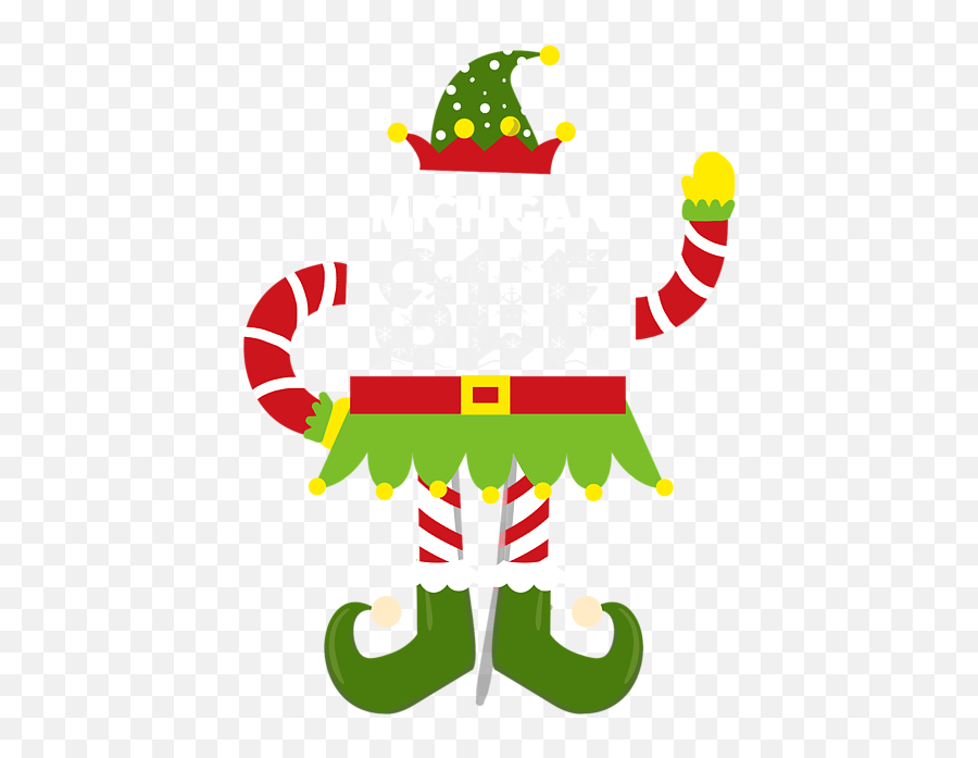 Michigan Elf Xmas Santa Helper Christmas Womenu0027s Tank - Fictional Character Png,Wood Elf Icon