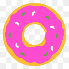 Doughnut Background Transparent Png - Rosquilla