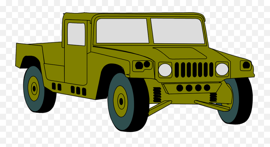Vehicle Car Hummer - Free Vector Graphic On Pixabay Military Jeep Clipart Png,Car Icon Vector Free Download
