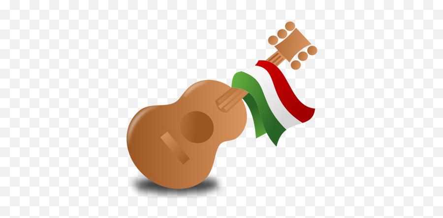 Vector Illustration Of Guitar And Flag Transparent PNG