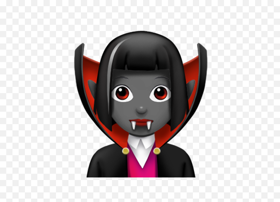 Vampire Png Check Out The New Ios 11 1 Emoji For Iphone - Woman Vampire Dark Skin Tone Emoji,Ios Emoji Png