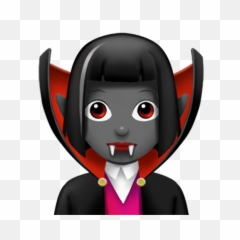 Vampire Png Check Out The New Ios 11 Emoji For Iphone - Woman Dark Skin Tone