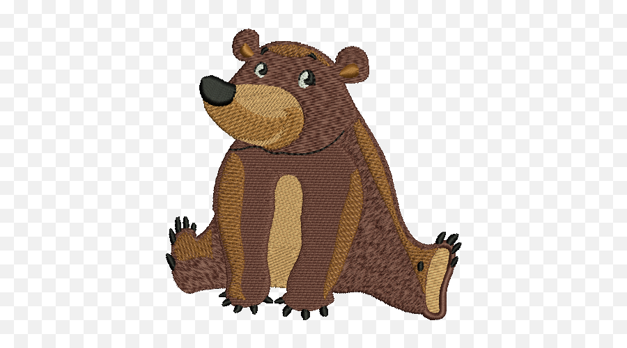 Bear Embroidery Design Free Falcon Png Grizzly