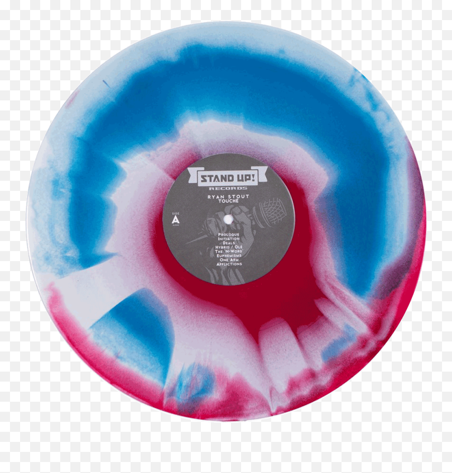 Ryan Stout - Touché Redwhiteblue Color In Color Vinyl Vinyl Record Png Color,Vinyl Record Png