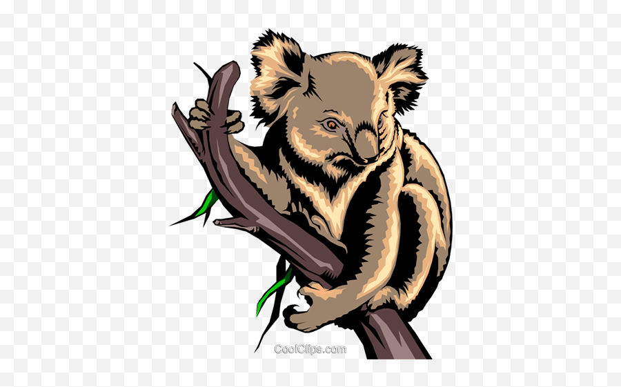 Koala Bear Royalty Free Vector Clip Art Illustration - Koala Bear Vector Png,Koala Transparent