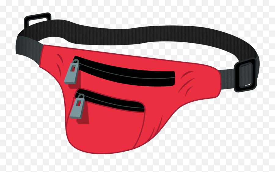 A Symbol For Tourists Nineties - Transparent Fanny Pack Clip Art Png,Fanny Pack Png