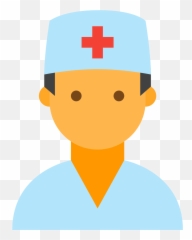 Office Worker Icon Png Clipart - Male Nurse
