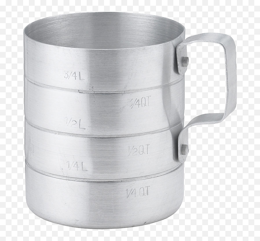 Aluminum Dry Measuring Cup - 1 Qt Dry Measuring Cup Measurements Png,Measuring Cup Png