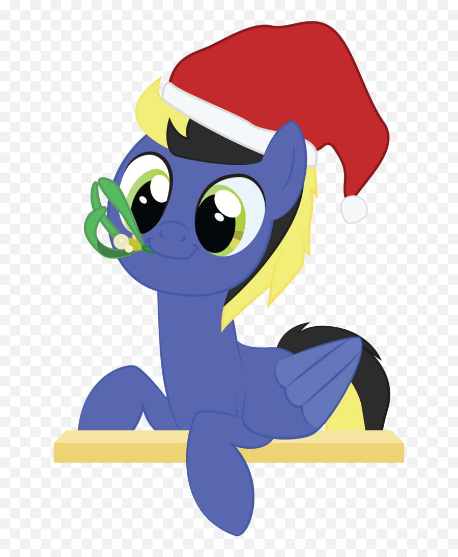 1297898 - Artistmintysketch Hat Mintyu0027s Christmas Ponies Cartoon Png,Santa Hat Transparent Background