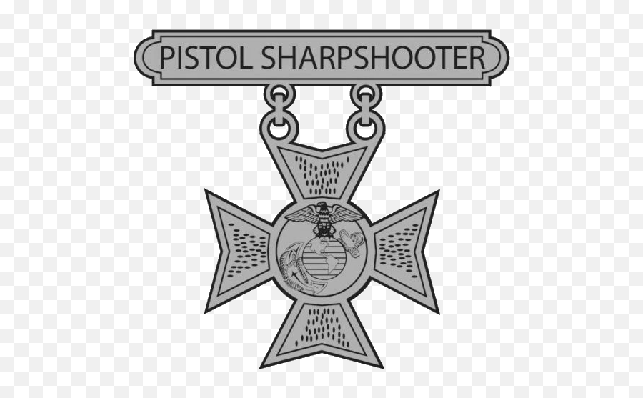 Usmc Pistol Sharpshooter Badge - Usmc Rifle Sharpshooter Badge Png,Usmc Png