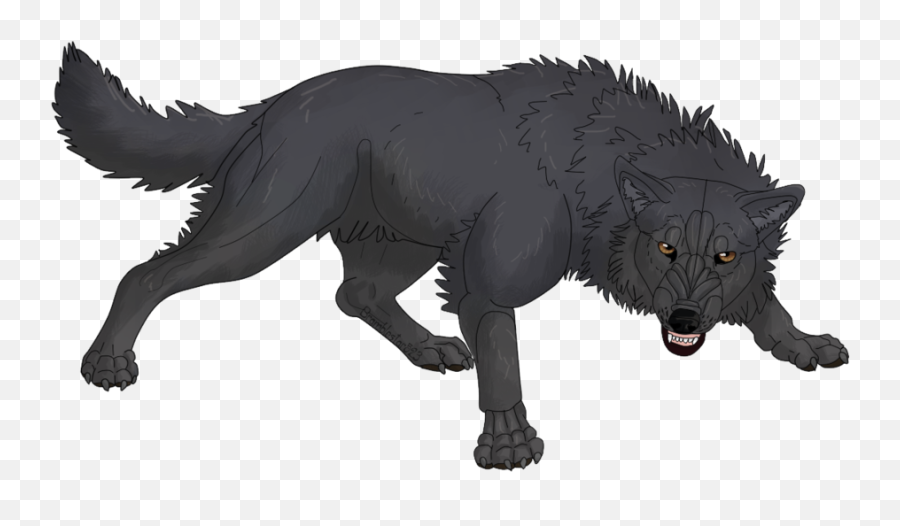 Angry Wolf Png Clip Art Freeuse Library - Angry Wolf Clipart Transparent,Black Wolf Png
