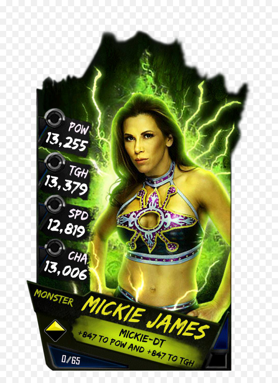 Wwe Supercard Monster Cards - Wwe Supercard Alexa Bliss Monster Png,Mickie James Png