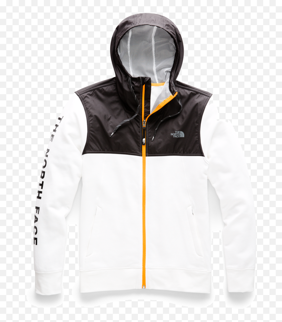 Train N Logo Overlay Jacket White - Hoodie Png,The North Face Logo Png