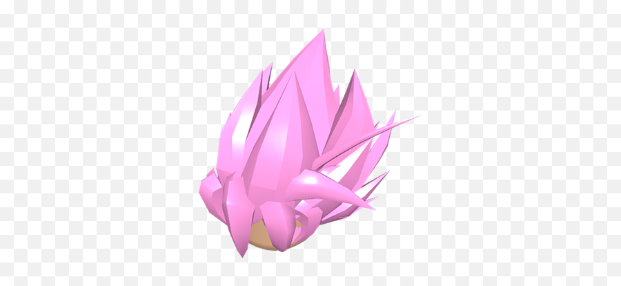 Super Saiyan Rose - Origami Png,Goku Hair Transparent