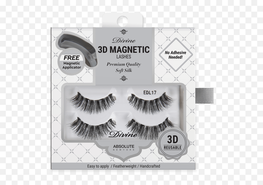 Absolute Divine 3d Magnetic Lashes - Absolute New York Divine 3d Magnetic Png,Lashes Png