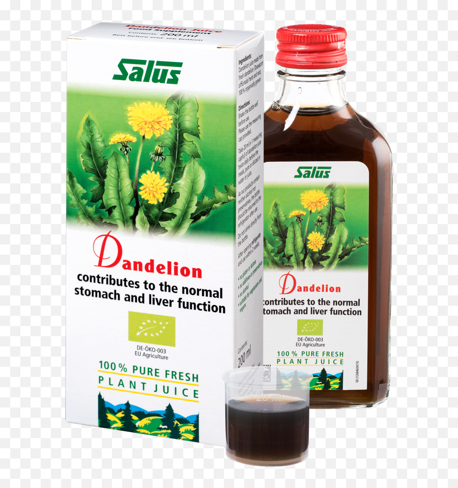 Schoenenberger Pure Fresh Plant Juice Dandelion - Salus Haus Dandelion Juice Png,Dandelion Transparent