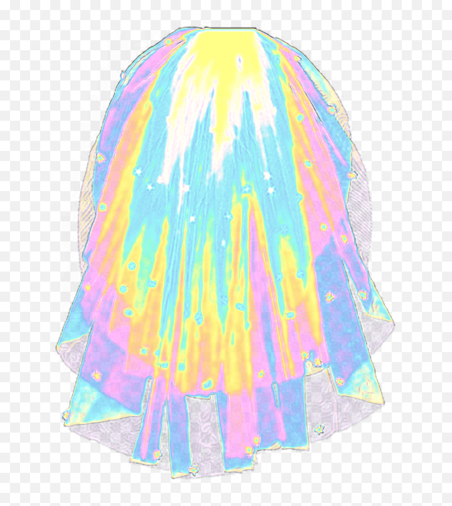 Veil Png - Veil Wedding Holographic Holo Unicorn Skirt,Holo Png