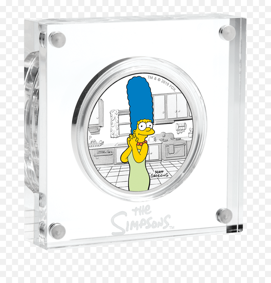 Marge Simpson - 1 Oz Emkcom Silver Coin Simpsons Png,Simpson Png
