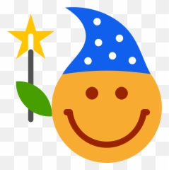 Download Smiley Clem Magicien Clip Arts - Emoji Mago Hd Png Magician Emoji,Grimace Png