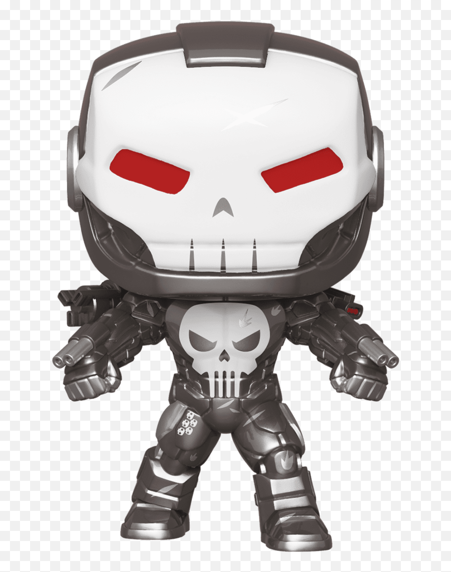 Pop Marvel Punisher War Machine Metallic Px Previews - Punisher War Machine Funko Pop Png,Punisher Png