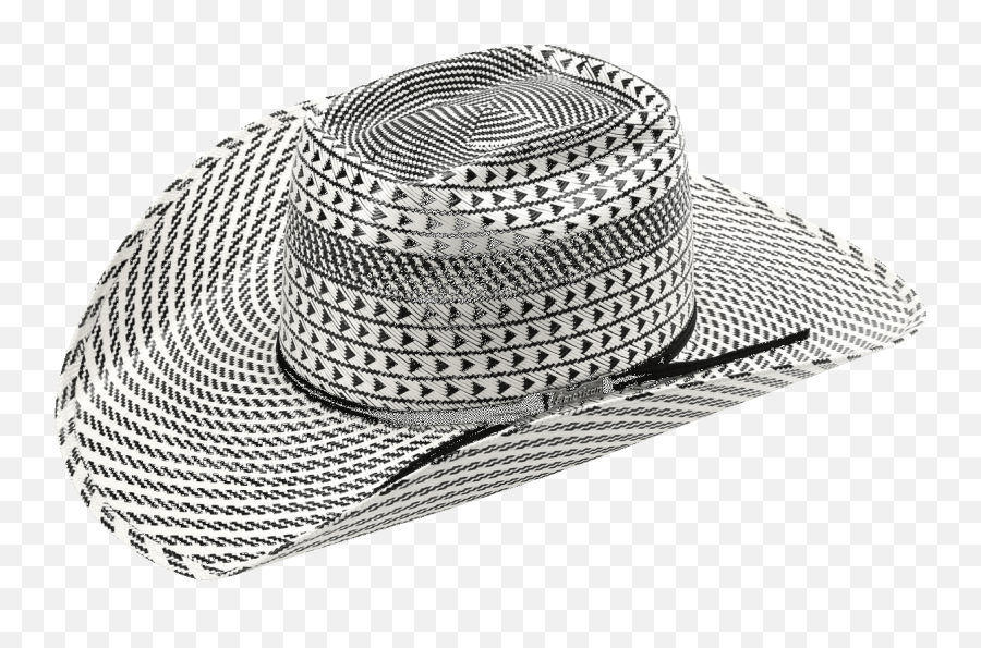 American Hat Co 6110 Fancy Weave And Vent Straw - Ivoryblack Straw Cowboy Hats Black Png,Straw Hat Png