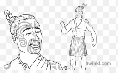 Maui Standing Brothers Laughing No Background Black - Around png