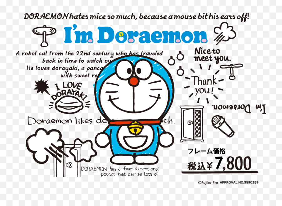 Download Iu0027m Doraemon - A Png Image With No Doraemon I Love Dorayaki,Doraemon Png