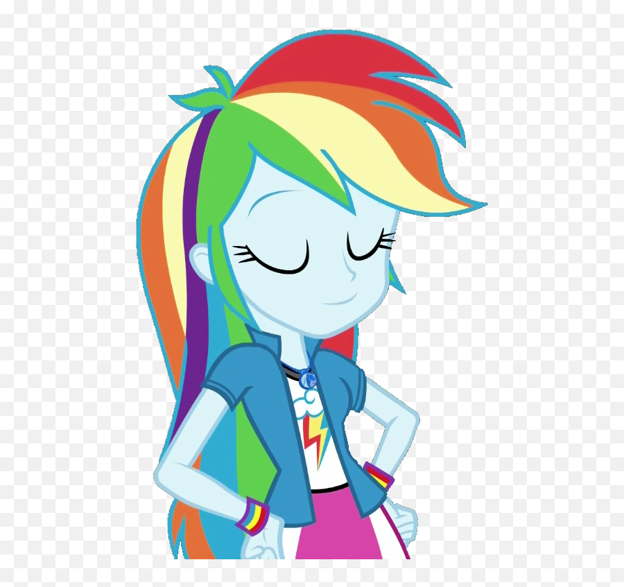 Fella Equestria Girls Eyes Closed Geode Of Super Clipart - Mlp Sci Twi And Rainbow Dash Png,Geode Png