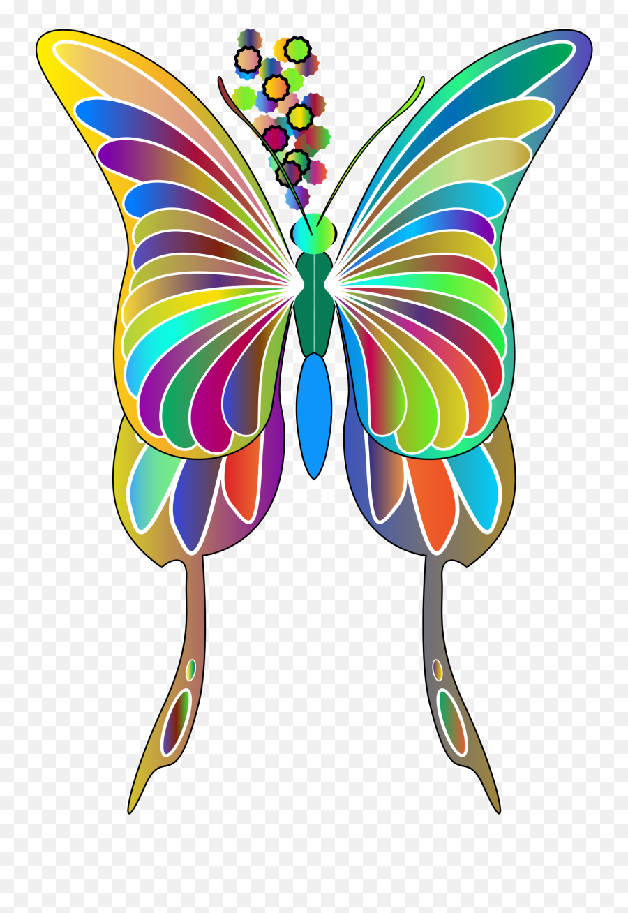 Insects Clipart Colorful Flying Butterfly Picture 1412912 - Borboleta Colorida Png,Flying Butterfly Png