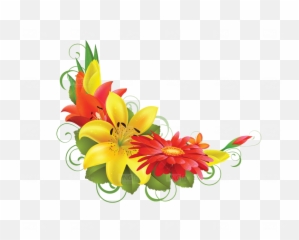Beautiful Flower Corner Border Png - Photo 503 PngFile Design