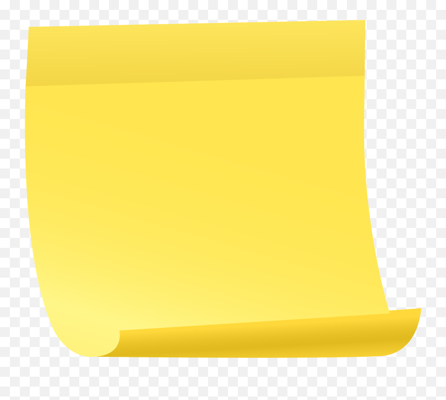 Sticky Note Png Clip Art - Clip Art Full Size Png Download Horizontal,Sticky Note Png