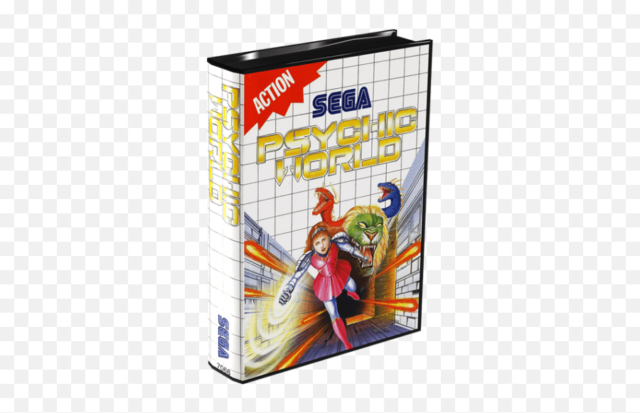 Artwork - Emumovies Psychic World Sega Master System Png,Sega Master System Logo