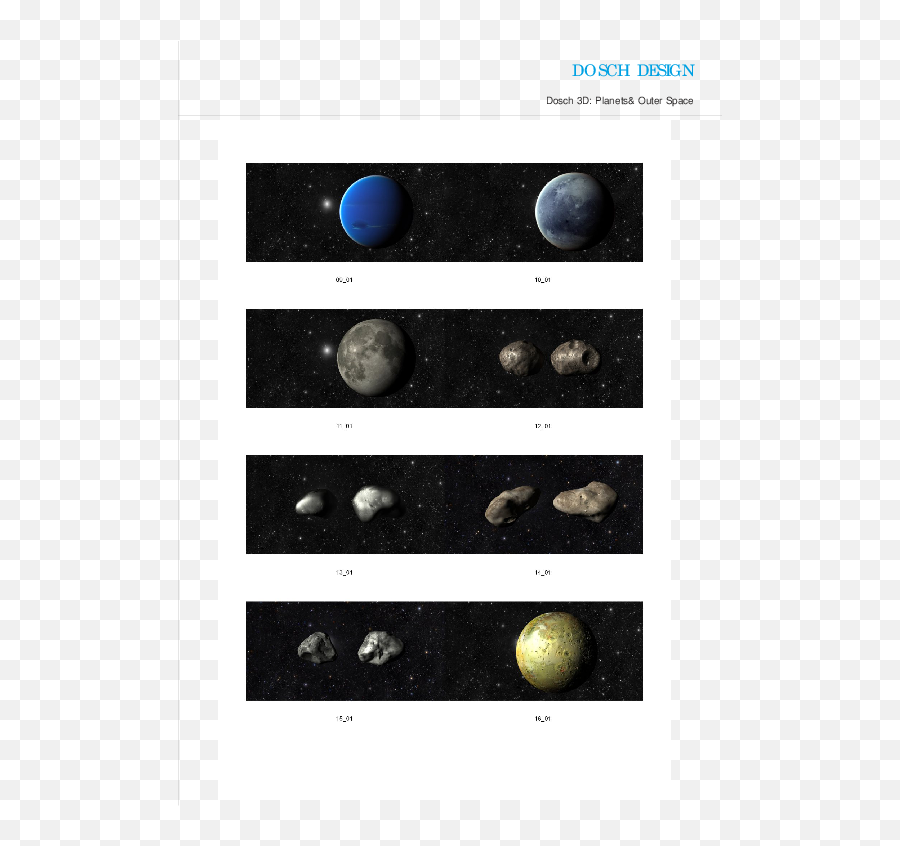 Dosch Design - Dosch 3d Planets U0026 Outer Space Planet Png,Planet Transparent