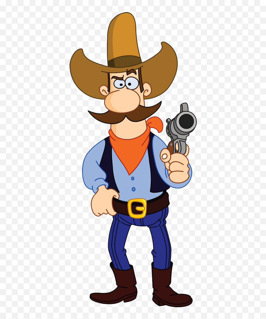 Cowboy Clipart - Clipartworld Cowboy Cartoon Png,Cowboy Emoji Transparent