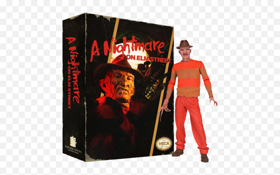 A Nightmare - Freddy Classic Video Game 7 Action Figure Bliste Ebay Neca Freddy Krueger Video Game Png,Nightmare On Elm Street Logo