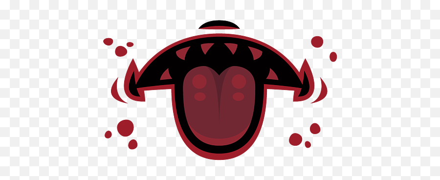 Evil Demon Mouth With Tongue T - Shirt Scentsy Png,Evil Mouth Png