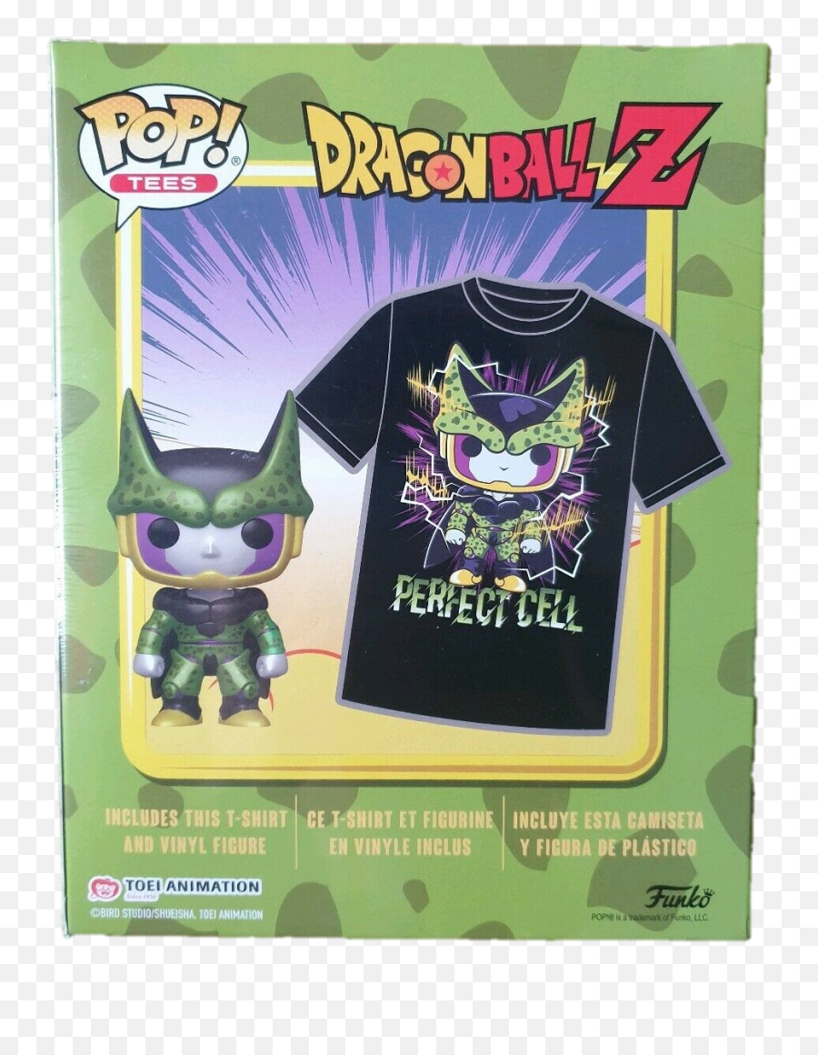 Funko Pop Dragon Ball Z Exclusive Perfect Cell And T - Shirt Dragon Ball Z Png,Perfect Cell Png
