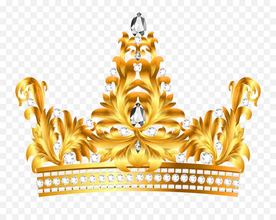 Princess Crown Gold - Crown Clipart Transparent Background Png,Transparent Princess Crown