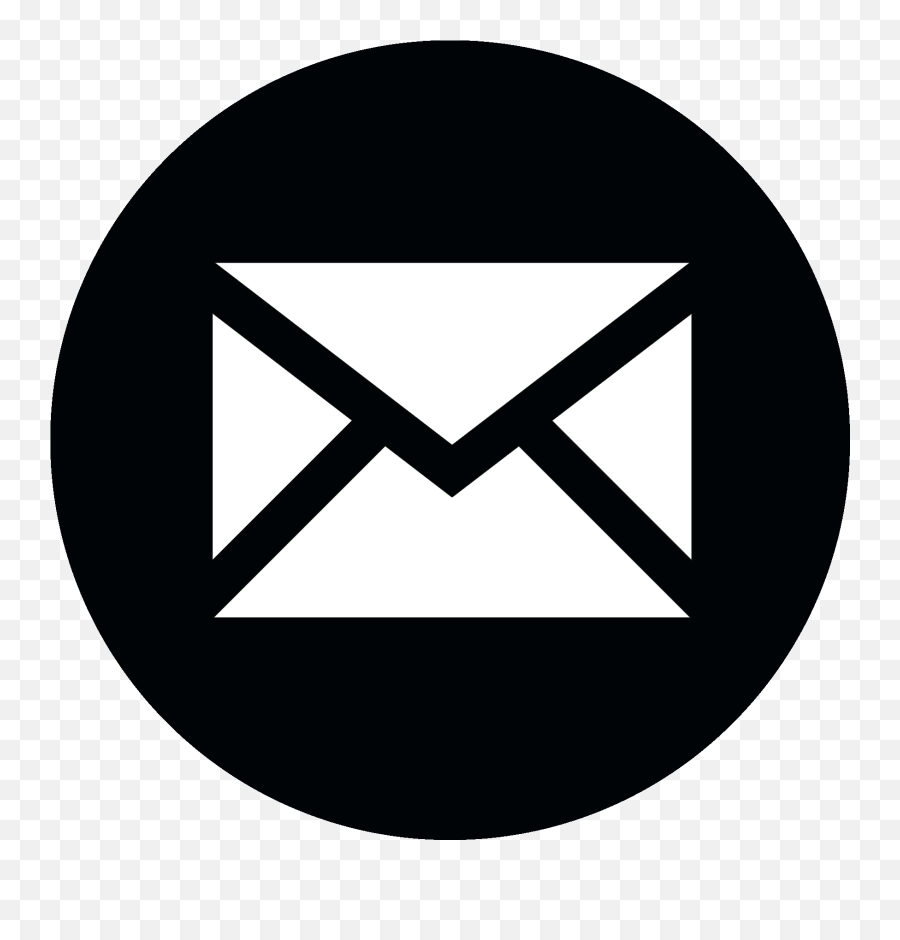 Download Icons Marketing Webmail Computer Email Icon Hq Png - Email Icon,Black Circle Png