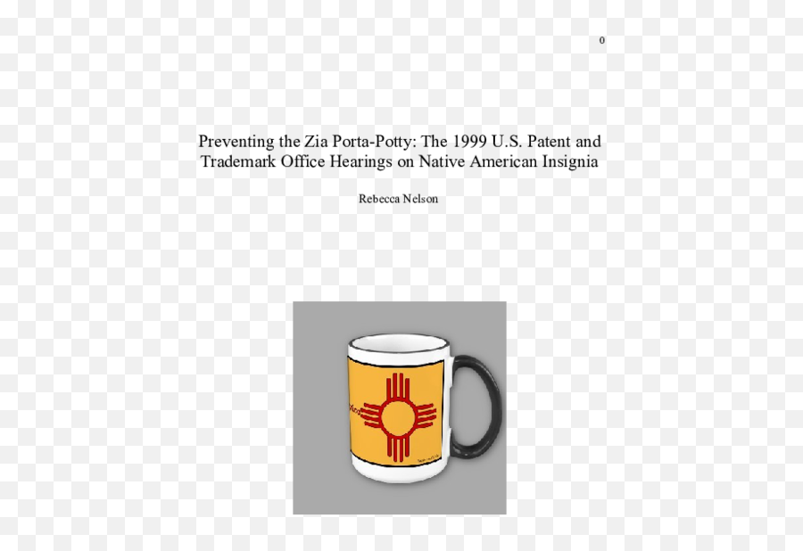 Doc Preventing The Zia Porta - Potty The 1999 Us Patent Magic Mug Png,Zia Symbol Png