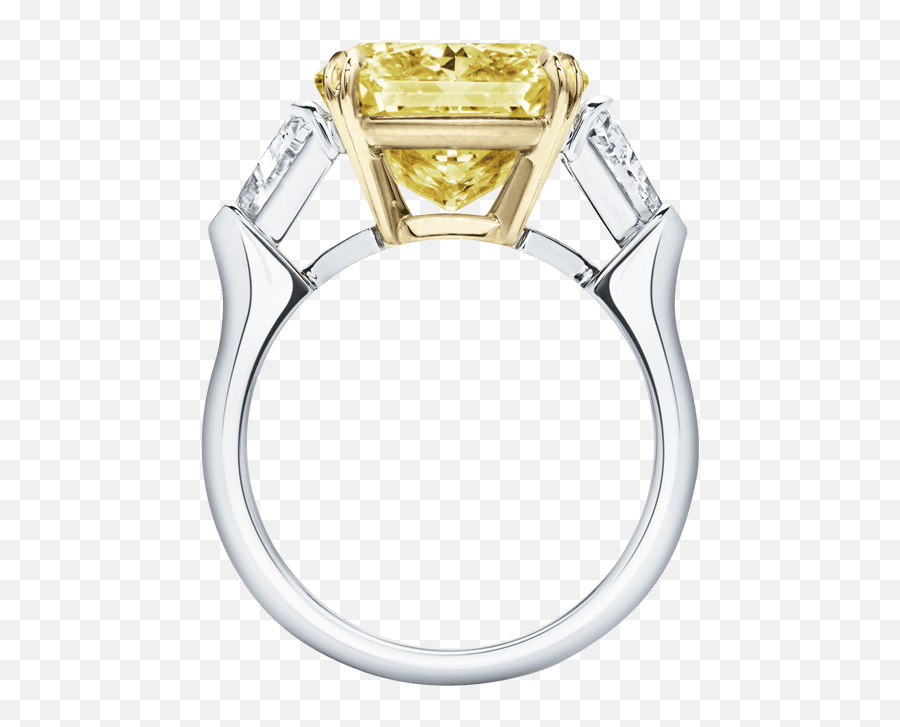 Radiant - Cut Yellow Diamond Ring Harry Winston Harry Winston Yellow Diamond Png,Yellow Diamond Png