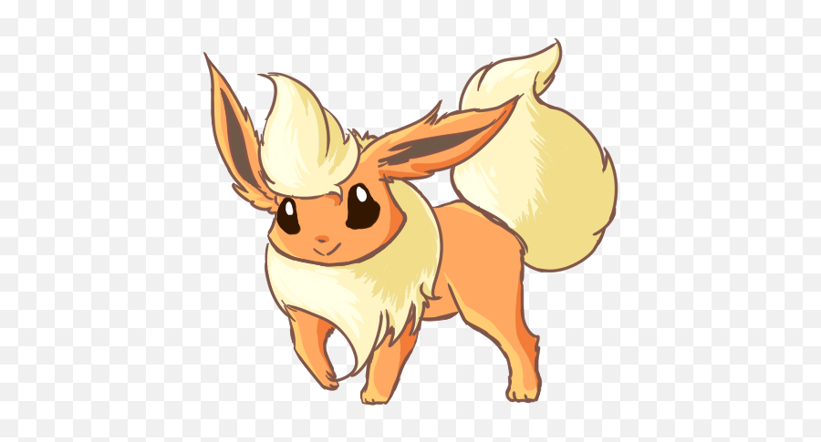 Flareon Chibi U2014 Weasyl - Animal Figure Png,Flareon Transparent