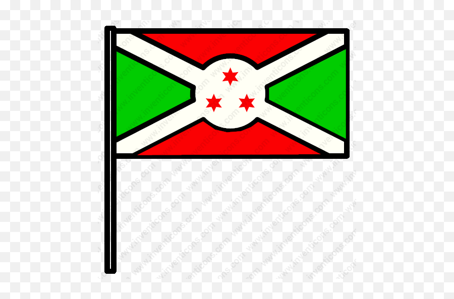 Download Burundi Flag Vector Icon Inventicons - Horizontal Png,Nation Flag Icon