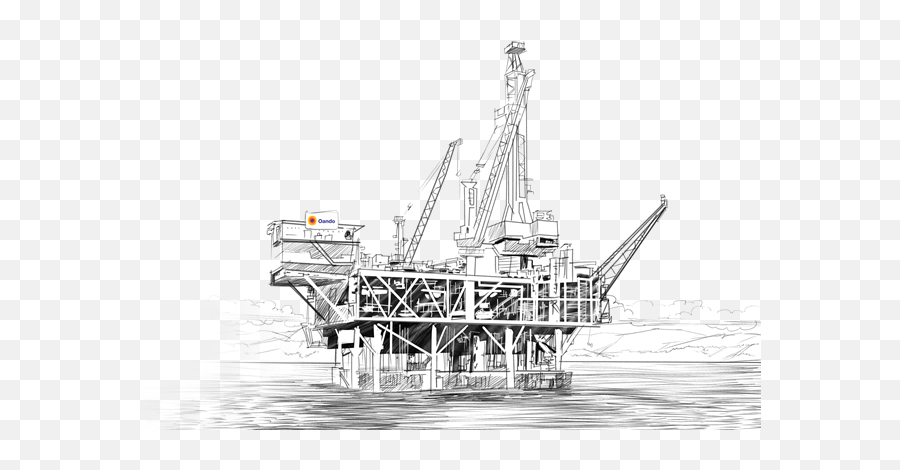 Oando Plc One Of Africau0027s Largest Integrated Energy - Oil And Gas Sketch Png,Oil Rig Icon