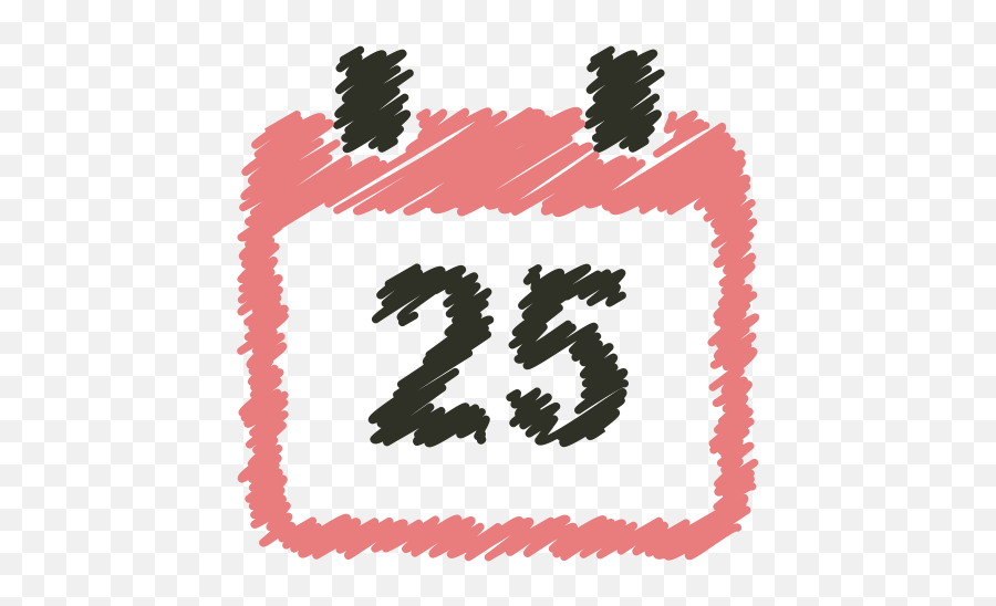 Modern 25 Png Icon 815259 - Calendar Png Icon Free Hand,Scribble Icon