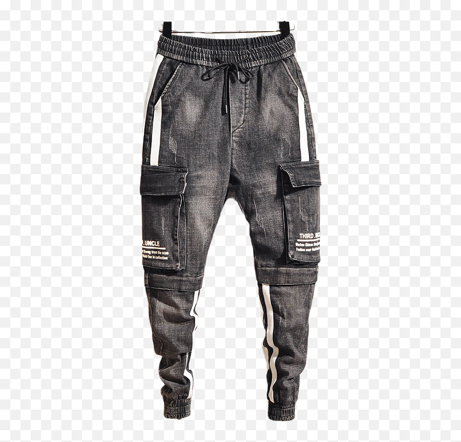 Us 2439 44 Off2019 Spring New Beamed Overalls Menu0027s Slim Korean Version Of Multi Pocket Pants Personalized Casual Long Harem - In Harem Pants Pocket Png,Overalls Png