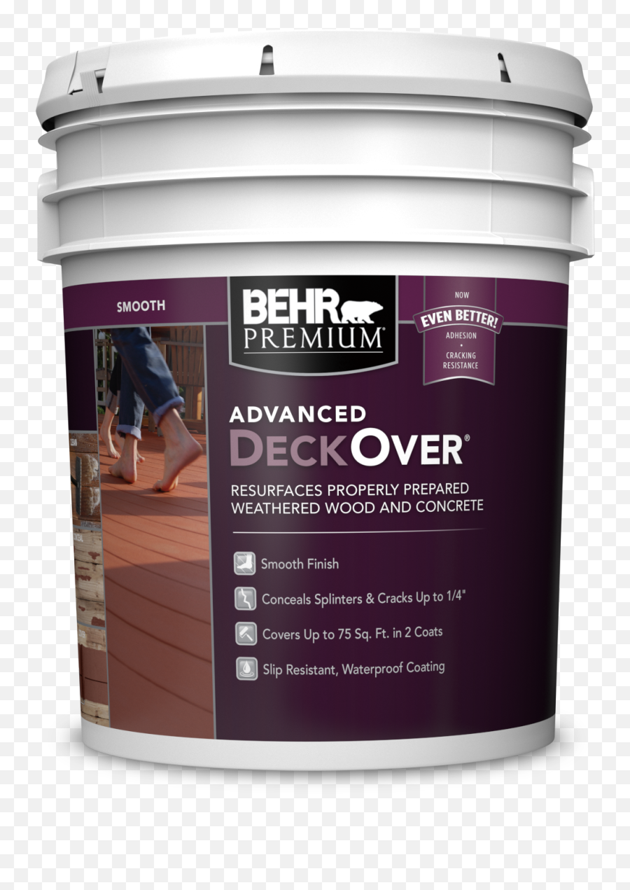 Smooth Advanced Deckover Waterproofing Finish For Wood And - Behr Paint 8050 Png,Son In Law Folder Icon