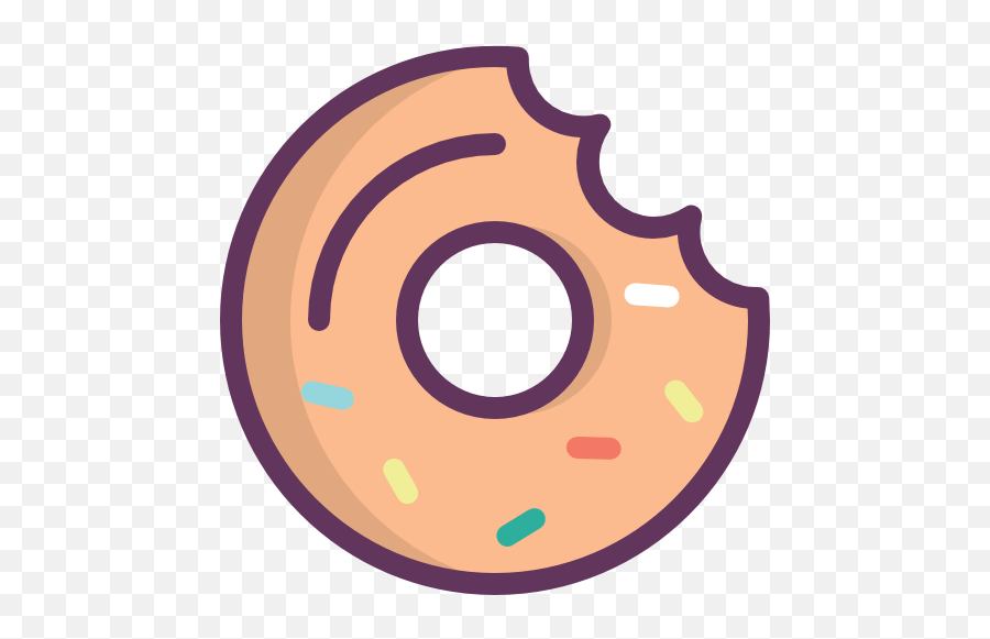 Donut Dessert Sweets Sweet Food Free Icon Of Kitchen - Icono Donut Png,Dessert Icon Png