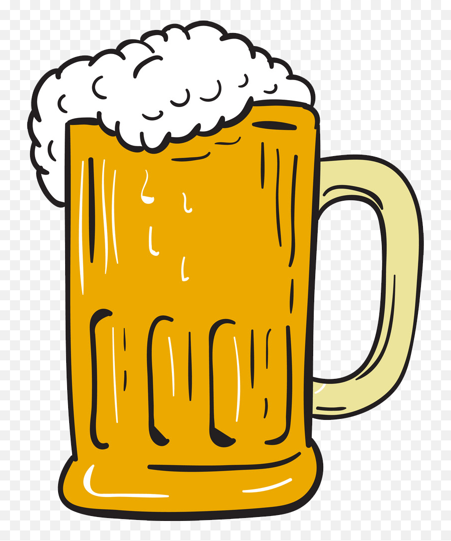 Beer Mug Drawing Png Transparent - Clipart World Beer Mug Illustration,Beer Mug Icon